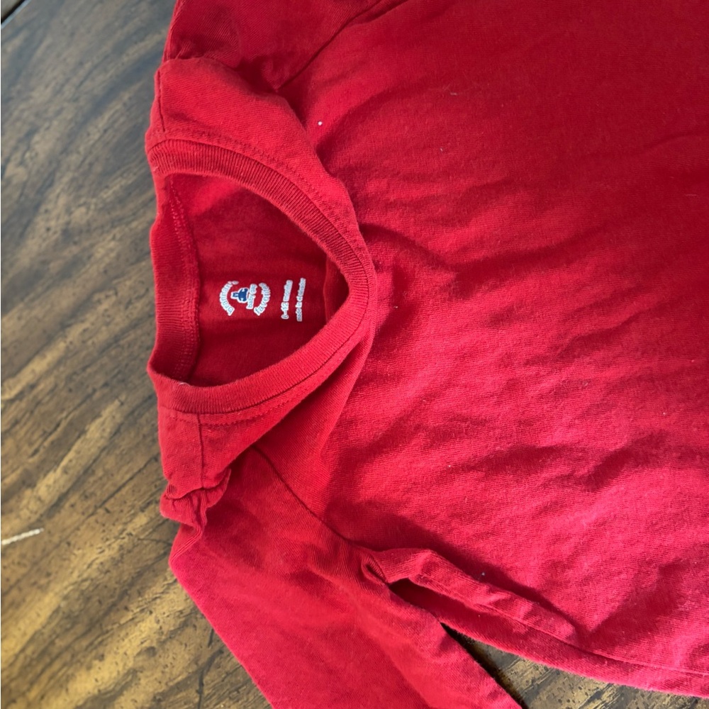 GAP Red Long-Sleeve Kids Tee